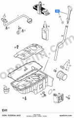 Opel Zafira A Yağ Çubuğu AKD 658048