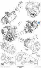Opel Astra G Kilima Kopresoru BEHR 1854102