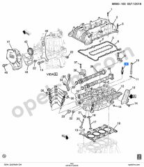 Opel Astra K Buji (B14XE) GM 12659684