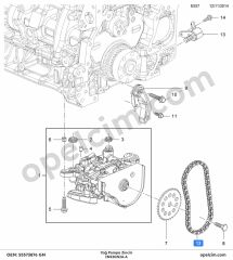 Opel Insignia A Yağ Pompa Zinciri GM 646139