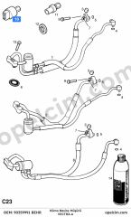 Opel Vectra A Klima Basinç Müşürü BEHR 1854773