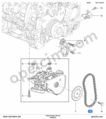 Opel Mokka Yağ Pompa Zinciri GM 646139