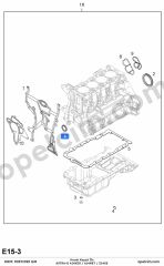 Opel Astra G Ön Krank Keçesi 1.4 Turbo (A14NET) GM 638199