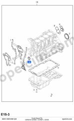 Opel Corsa B Ön Krank Keçesi 1.4 Turbo (A14NET) GM 638199