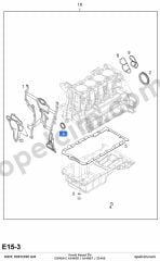 Opel Corsa C Ön Krank Keçesi 1.4 Turbo (A14NET) GM 638199