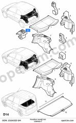 Opel Corsa C Sol Pandizot Ayağı GM 7345453