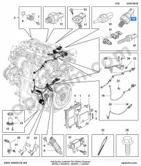 Opel Astra J Yağ Basinç Anahtari Üst Blokta Bulunan GM 648011