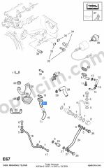 Opel Astra H Turbo Hortumu (Y17DT Z17DTH Y17DTL) YILPAR 5860034