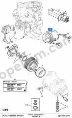 Opel Vectra B Klima Kompresörü Bilumum BOSCH 1854106