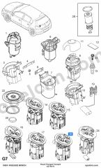 Opel Astra H Mazot Pompası Komple BOSCH 5815010