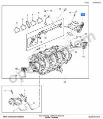 Opel Astra J Gaz Kelebegi Elektronik Komple 1.4 Ecotec (A14XER) BOSCH 825008