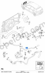 Opel Astra H Yedek Su Depo Hortumu (Z16XE Z16XEP Z18XE) YILPAR 1336354