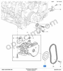 Opel Astra K Yağ Pompa Zincir Dişlisi (B16DTH) GM 646138