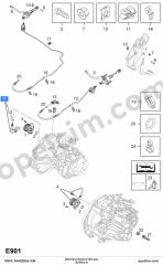 Opel Astra H Debriyaj Kontrol Borusu GM 5679040