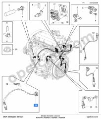Opel Mokka X Oksijen Sensörü 1. Konum 1.6 Ecotec (A16XER) BOSCH 855530