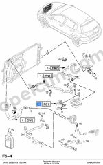 Opel Astra H Termostat Hortumu 1.3 CDTI (Z13DTH) YILPAR 6336120