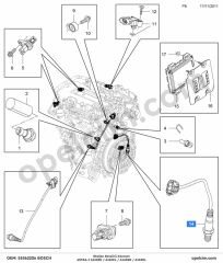 Opel Astra J Oksijen Sensörü 2. Konum 1.2 Ecotec (A12XEL) BOSCH 855252