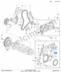 Opel Astra J Zincir Kapağı Yan Tapasi cmeriva a 1.3 CDTI (Z13DT) GM 2060137