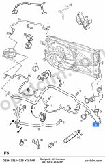 Opel Astra G Radyatör Alt Hortum 1.4 Ecotec (Z14XEP) YILPAR 1337747