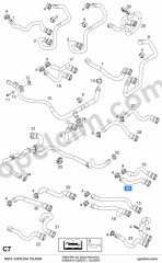Opel Corsa D Kalorifer Su Çıkış Hortumu 1.3 CDTI (Z13DTJ Z13DTH) YILPAR 6818629