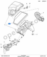 Opel Insignia B Hava Filtresi (B20NFT D20NFT) GM 23430313