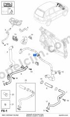 Opel Meriva A Radyatör Alt Hortumu Çıkış 1.3 CDTI (Z13DTJ Z13DTH) YILPAR 6336123