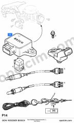 Opel Vectra A Gaz Kelebek Potansiyometre 1.6/8V 1.8/8V BOSCH 826924