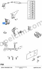 Opel Meriva A Ön Aks Devir Sensör Braketi Sağ GM 5530482