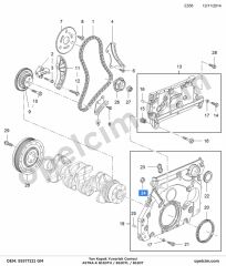 Opel Astra K Yan Kapak Yuvarlak Contası GM 638207