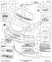 Opel Insignia A Sağ Tampon Braketi Makyajli 13 GM 1406593