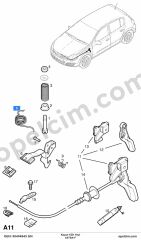 Opel Astra F Kaput Kilit Yayi GM 1178534