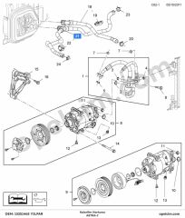 Opel Astra J Kalorifer Hortumu YILPAR 1818499