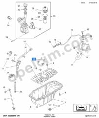Opel Astra J Yağlama Jeti Bipper Nemo 1.3 CDTI (Z13DT) GM 5636936 116528
