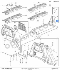 Opel Mokka Pandizot İpi GM 2345546