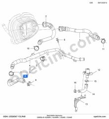 Opel Corsa D Devirdaim Hortumu (A14XER Z14XE A12XER) YILPAR 1336378