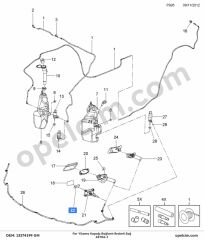 Opel Astra J Sağ Far Yikama Kapağı Bağlantı Braketi GM 1401035