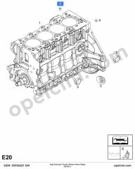 Opel Astra J Yağ Sinirlayici Tazyik Sibobu Motor Bloğu GM 651788
