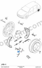 Opel Astra H Arka Pul Fren Yayi GM 556900