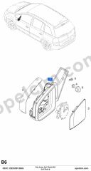 Opel Zafira B Sol Diş Ayna Elektrikli BSG 6428275