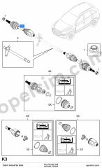 Opel Antara Sağ Aks Komple (Z20DM) BSG 96624724