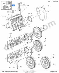 Opel Insignia Piston Segman Std 83.00MM