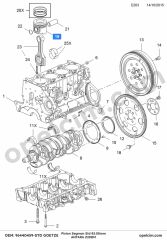 Opel Antara Piston Segman Std 83.00MM /