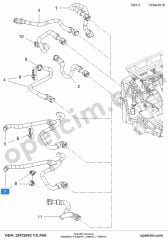 Opel Insignia A Kalorifer Hortumu (Y20DTH A20DTC A20DTL) YILPAR 1818770