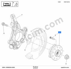 Opel Astra K Ön Porya BSG 13580304 13510543