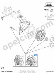Opel Astra H Teker Bilyası Ön Porya 5 Bijon 1.7 CDTI (Z17DTJ) BSG 1603841
