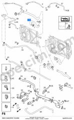 Opel Astra G Radyatör Üst Hortumu Giriş (Z16XE Z16XEP Z14XE) YILPAR 1337582
