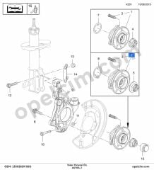 Opel Astra J Ön Teker Poryası BSG 328001