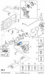 Opel Meriva A Termostat B 1.6 Ecotec (A16XER) BSG 1338178