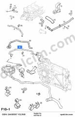 Opel Astra G Yedek Su Depo Hortumu YILPAR 1337600