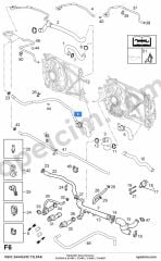 Opel Zafira A Radyatör Çıkış Hortumu (Z16XE Z16XEP Z14XE) YILPAR 1337661